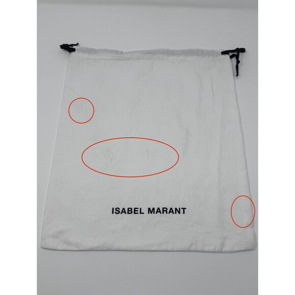Isabel Marant White Dust Bag 14.5”x12” Travel Shoes Purse Handbag - Picture 2 of 4